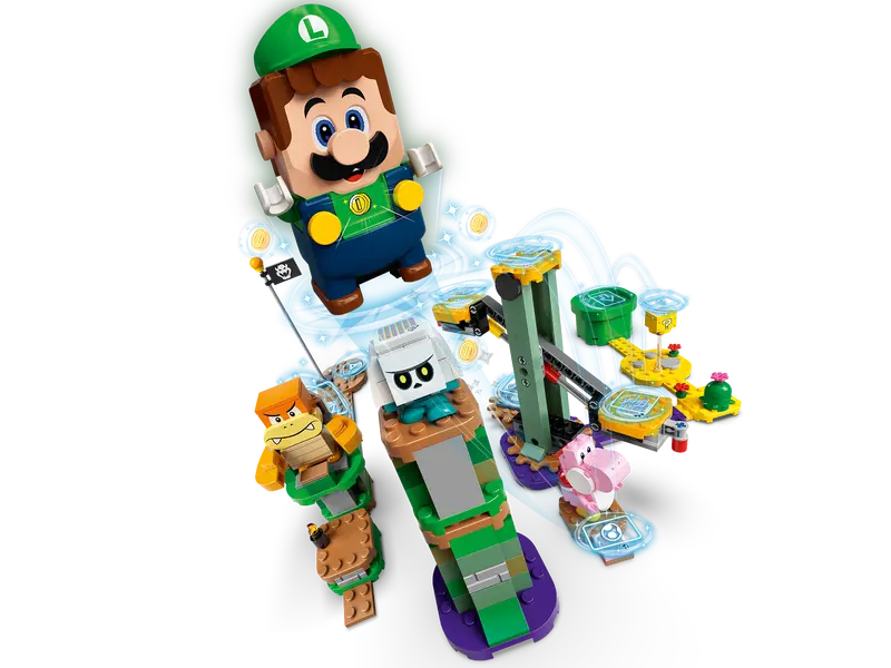 Lego mario 2025 luigi starter course