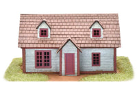 Madison Cape House -- Laser-Cut Wood Kit