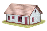 Madison Cape House -- Laser-Cut Wood Kit