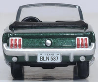 1965 Ford Mustang Convertible Top Down Ivy Green