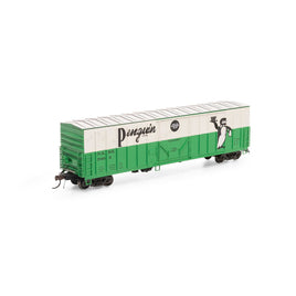 HO Scale Athearn Trains - 50' NACC Box, Penguin Ginger Ale #7004