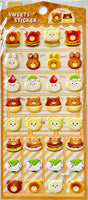 Animal Sweets Puffy Stickers