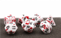 Blood Splatter Polyhedral Dice Set (7)