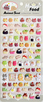 Cat Food Puffy Stickers