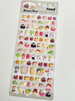 Cat Food Puffy Stickers