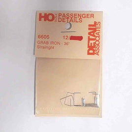 Passenger Car Grab Irons (12 Pack) 36" Straight