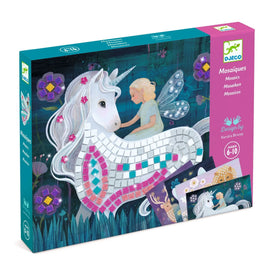 Enchanted World Sticker and Jewel Mosaic Craft Kit