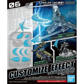 Customize Effect (Slash Image Ver.) [Blue] (1/144 Scale) Plastic Gundam Detail Accessory