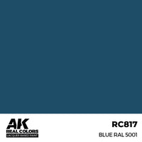 AK Real Colors Blue RAL 5001 Lacquer Paint 17mL