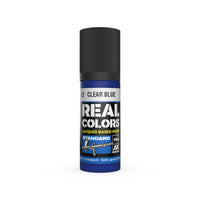 AK Real Colors Clear Blue Lacquer Paints 17mL