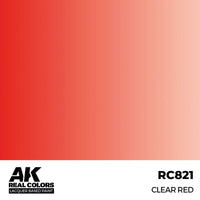 AK Real Colors Clear Red Lacquer Paints 17mL