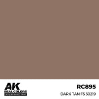 AK Real Colors Dark Tan FS 30219 Lacquer Paint 17mL