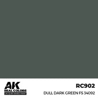 AK Real Colors Dull Dark Green FS 34092 Lacquer Paint 17mL