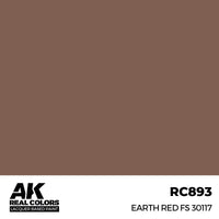 AK Real Colors Earth Red FS 30117 Lacquer Paint 17mL