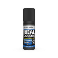 AK Real Colors Gun Metal Lacquer Paint 17mL