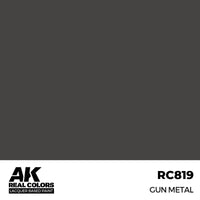 AK Real Colors Gun Metal Lacquer Paint 17mL