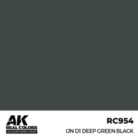 AK Real Colors IJN D1 Deep Green Black Lacquer Paint 17mL