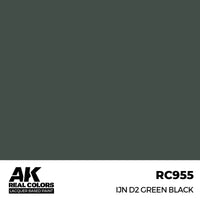 AK Real Colors IJN D2 Green Black Lacquer Paint 17mL