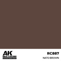 AK Real Colors NATO Brown Lacquer Paints 17mL