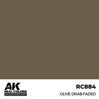 AK Real Colors Olive Drab Faded Lacquer Paint 17mL