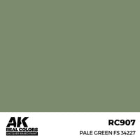 AK Real Colors Pale Green FS 34227 Lacquer Paint 17mL