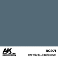 AK Real Colors RAF PRU Blue BS381C/636 Lacquer Paint 17mL