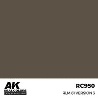 AK Real Colors RLM 81 Version 3 Lacquer Paint 17mL