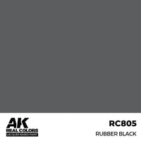 AK Real Colors Rubber Black Lacquer Paint 17mL