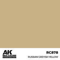 AK Real Colors Russian Greyish Yellow Lacquer Paint 17mL