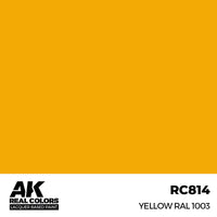 AK Real Colors Yellow RAL 1003 Lacquer Paint 17mL