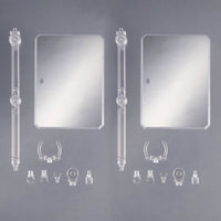 Action Base 7 (Clear) Mirror Sticker Set