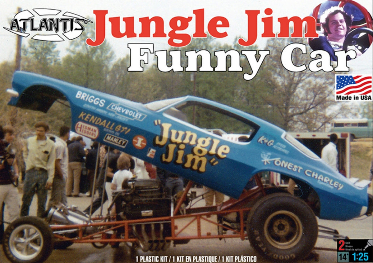 1971 Jungle Jim Camaro Funny Car (1/25 Scale) Plastic Vehicle Model Ki ...