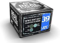 AK Real Colors WW2 RAF Day Fighter Scheme Paint Set