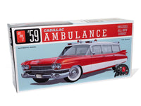 '59 Cadillac Ambulance with Gurney (1/25 Scale) Plastic Vehicle Model Kit