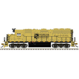 Silver EMD GP40 Standard DC Operation Lifesaver 50th Anniversary Unit