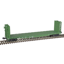 GSI-GSC 48' Bulkhead Flatcar Master(R) Burlington Northern 621058 (Cascade Green, white)