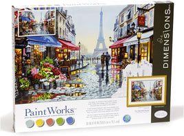 Paint by Number Paris Flower Shop