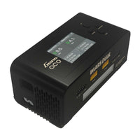 Black IMars Dual Channel 200W AC / 600W DC 15A Charger