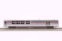 Viewliner II Set 2 Sleepers, Diner, Baggage-Dorm Amtrak (Phase III, silver, red, white, blue)