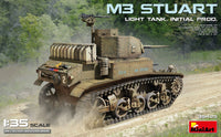 M3 Stuart Initial Production (1/35 Scale) Plastic Military Kit