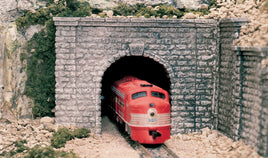 HO Scale Cut Stone Single-Track Tunnel Portal