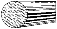 Round Moulding 3/32 x 24"