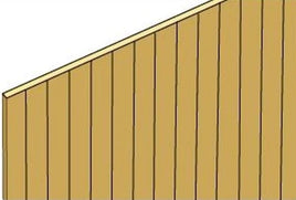 Scribed Sheathing 1/2" Scribing 1/16" Thick x 24" Long