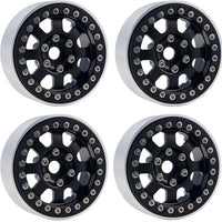 B1 Aluminum Black 1.9 Beadlock 9mm Hubs