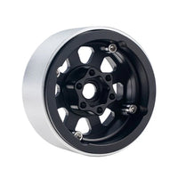 B1 Aluminum Black 1.9 Beadlock 9mm Hubs