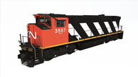 Montreal Locomotive Works MLW M420 Canadian National #3561 (MR-20c, black, red, North America Logo)