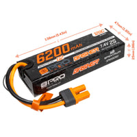 6200mAh 2S 7.4V Smart Pro Basher LiPo 120C ICS