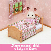 Calico Critters Bed & Comforter Set