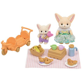 Calico Critters Sunny Picnic Set- Fennec Fox Sister & Baby