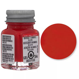 Flat Red Enamel Paint 0.25oz